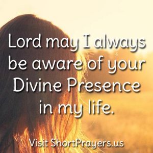 God's presence