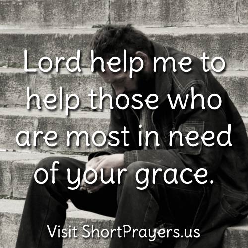 prayer to help the needy